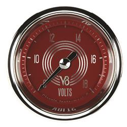 Classic Instruments V8 Red Steelie Series Gauges V8RS130SHC