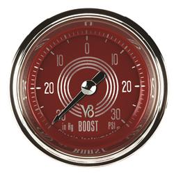 Classic Instruments V8 Red Steelie Series Gauges V8RS141SHC