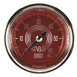 Classic Instruments V8 Red Steelie Series Gauges V8RS143SHC