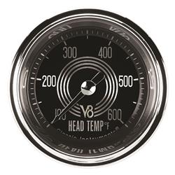 Classic Instruments V8 Red Steelie Series Gauges V8RS197SLC