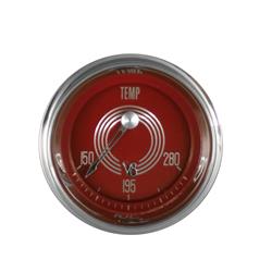Classic Instruments V8 Red Steelie Series Gauges V8RS26SHC