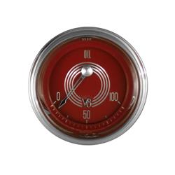 Classic Instruments V8 Red Steelie Series Gauges V8RS81SHC