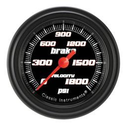 Classic Instruments Velocity Series Gauges VS167BBLF