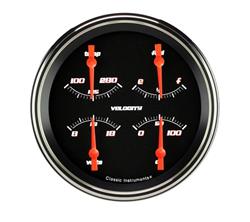 Classic Instruments Velocity Black Series Gauge Sets VS31BSLF