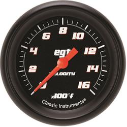 Classic Instruments Velocity Series Gauges VS398BBPF