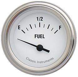 Classic Instruments White Hot Series Gauges WH09SLF