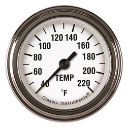 Classic Instruments White Hot Series Gauges WH129SLF