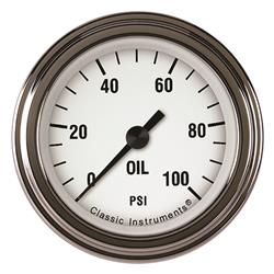 Classic Instruments White Hot Series Gauges WH181SLF