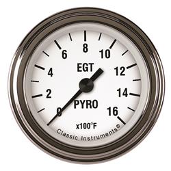 Classic Instruments White Hot Series Gauges WH198SLF