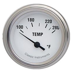 Classic Instruments White Hot Series Gauges WH26SLC