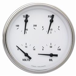 Classic Instruments White Hot Series Gauge Sets WH31SLF