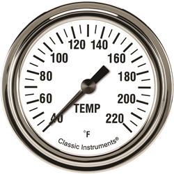 Classic Instruments White Hot Series Gauges WH329SLF