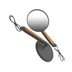 CIPA Motorcycle Round LED Lighted Mirrors 01908