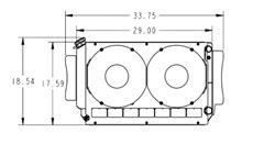 PWR North America OE Fit Radiator Modules for 1964-1967 CHEVELLE, MALIBU - 15-11240