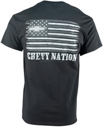 Chevy Nation Bowtie American Flag T-Shirts