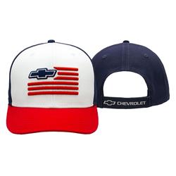 Chevrolet Bowtie American Flag Hats