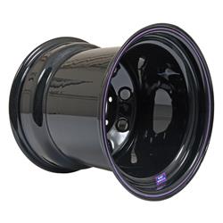 Bart Wheels 413-5406 - Bart Wheels Super Trucker Black Wheels