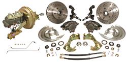 Classic Performance Chevy Midsize Car Complete Stock Spindle Disc Brake Kits 6466CBK-S