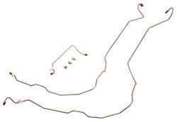 Classic Performance Brake Hoses, Sets 67FLK-OM-B