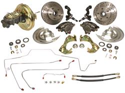 Classic Performance Chevy Midsize Car Complete Stock Spindle Disc Brake Kits 6872CBK-S