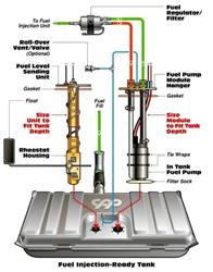 Classic Performance Fuel Tanks OL8188CFIT-K
