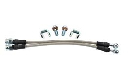 Brake Hoses, Individual - 22.000 in. Length (in.) - Braided stainless steel  Brake Hose Outer Material - Universal - Free Shipping on Orders Over $109  at Summit Racing