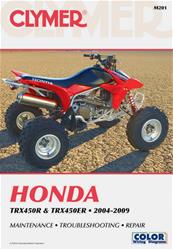 Clymer Repair Manuals for 2006-2009 TRX450ER ELECTRIC START, 2004-2009 TRX450R - M 201