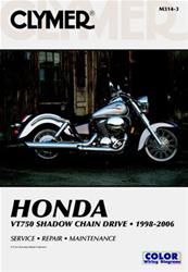 Clymer Repair Manuals for 1998-2003 VT750C/CD SHADOW ACE, 2001-2006 VT750DC SHADOW SPIRIT - 27-M314