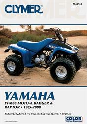 Clymer Repair Manuals for 1992-2001 YFM80 BADGER, 2002-2008 YFM80W RAPTOR - 27-M499