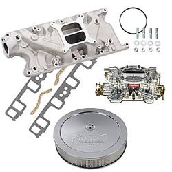 Summit Racing™ Intake Manifold, Carburetor, and Air Cleaner Pro Packs 03-0126