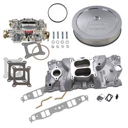 Summit Racing™ Intake Manifold, Carburetor, and Air Cleaner Pro Packs 03-0138