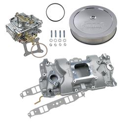 Summit Racing™ Intake Manifold, Carburetor, and Air Cleaner Pro Packs 03-0166