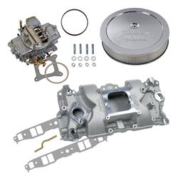 Summit Racing™ Intake Manifold, Carburetor, and Air Cleaner Pro Packs 03-0172