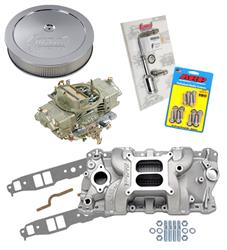 Summit Racing™ Intake Manifold, Carburetor, and Air Cleaner Pro Packs 03-0190