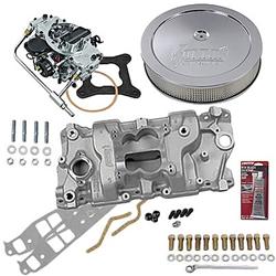 Summit Racing™ Intake Manifold, Carburetor, and Air Cleaner Pro Packs 03-0192