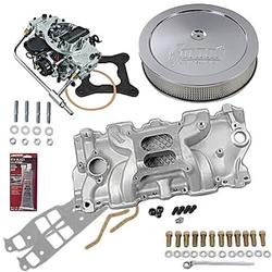 Summit Racing™ Intake Manifold, Carburetor, and Air Cleaner Pro Packs 03-0194