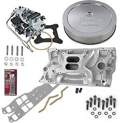 Summit Racing™ Intake Manifold, Carburetor, and Air Cleaner Pro Packs 03-0197