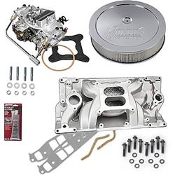 Summit Racing™ Intake Manifold, Carburetor, and Air Cleaner Pro Packs 03-0223