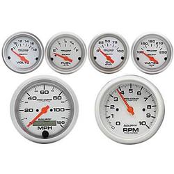 Summit Racing™ AutoMeter Ultra-Lite Analog Gauge Pro Packs 07-0002