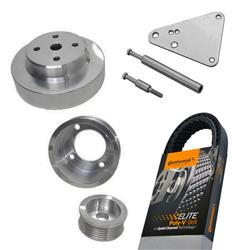 Summit Racing™ A/C Eliminator and Pulley Pro Pack for Ford 5.0L CMB-08-0013