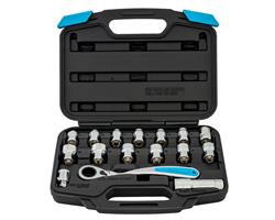 CHANNELLOCK 16-Piece Pass-Thru Uni-Fit Socket Sets 39100