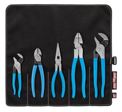 CHANNELLOCK 5-Piece Tool Roll Pliers Sets TR-5