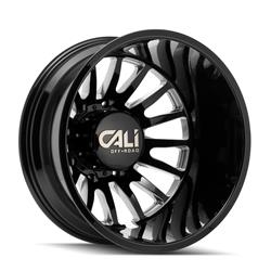 Cali Off-Road Summit Dually Gloss Black Wheels 20x8.25