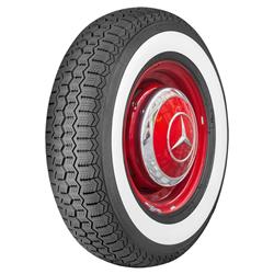 Michelin ZX Narrow Whitewall Tires 6.40x13
