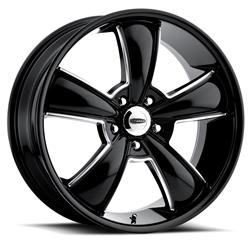 Cragar 615BMBC Series Modern Muscle Gloss Black with Machined Lip Wheels 20x10