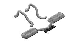 Corsa Sport Exhaust Systems 14139BLK