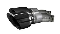 Corsa  Round, Black 3 Inch Exhaust Tip 14346BLK