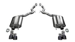 Corsa Sport Exhaust Systems for 2018-2023 MUSTANG - 21050BLK