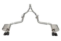 Corsa Xtreme Exhaust Systems for 2015-2023 CHALLENGER, 2015-2020 CHARGER - 21070BLK