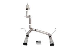 Corsa Sport Exhaust Systems for 2007-2018 WRANGLER, 2018 WRANGLER JK - 21122USA